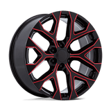 PR177 22X9 6X5.5 78 +24 G-BLK RD-MILL