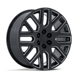 PR231 22X9 6X5.5 78 +28 G-BLK-MILL