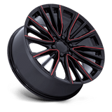 PR223 24X10 6X5.5 78 +28 G-BLK MILL-RED