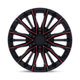 PR223 26X10 6X5.5 78 +28 G-BLK MILL-RED