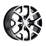 PR169BM 22X9 6X5.5 78.1 G-BLK MCH-SPK 28