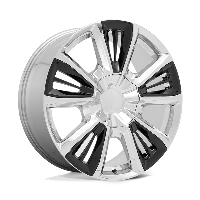 PR212CG 22X9 6X5.5 78.1 CHR BLK-ACC 28MM