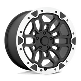 PR215BM 22X10 6X5.5 78.1 M-BLK MACH 19MM