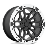 PR215BM 22X10 6X5.5 78.1 M-BLK MACH 19MM
