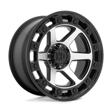XD862 20X10 6X135 S-BLK MACH -18MM