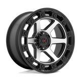 XD862 20X10 6X135 S-BLK MACH -18MM