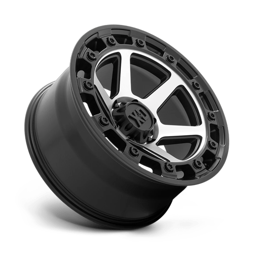 XD862 20X10 6X135 S-BLK MACH -18MM