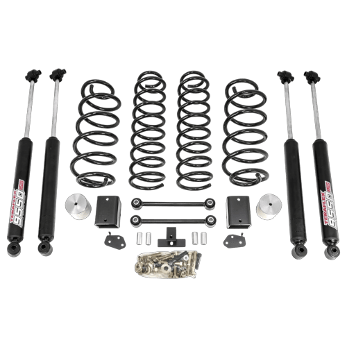 RL 2.5''C-SPRNG KIT BLCK W/TERAFLEX SHKS