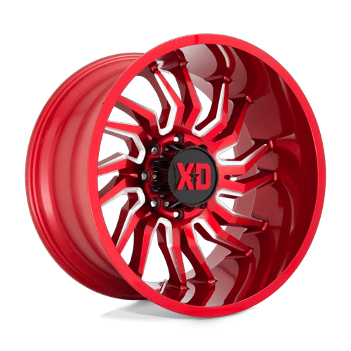 XD858 22X10 8X170 CANDY RED MILLED -18MM
