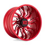 XD858 22X10 8X6.5 CANDY RED MILLED -18MM