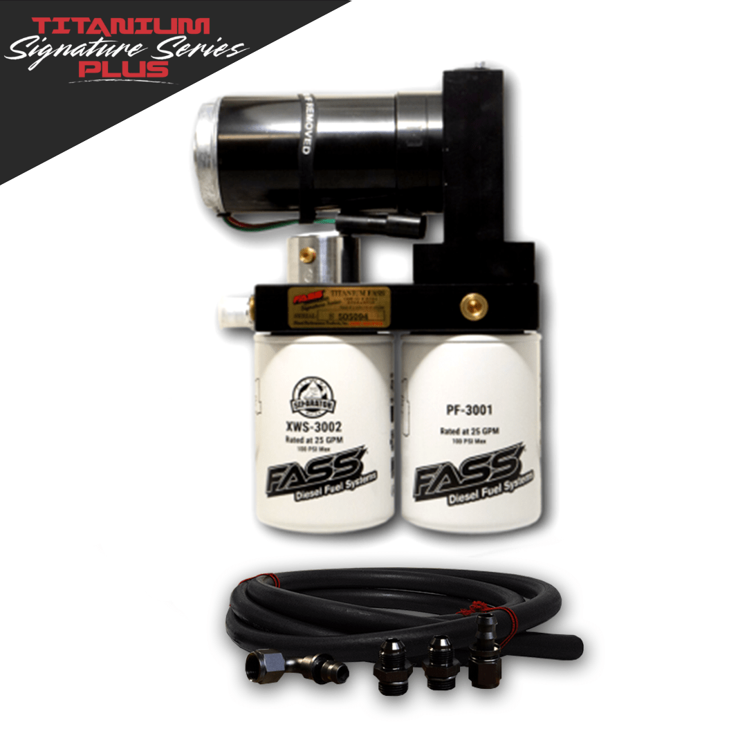 Titanium Signature Series Plus Fuel System for 2018-2019 Ford F-150 Powerstroke 3.0L (Stock-700hp) FASS