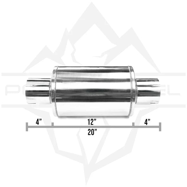 Polar Diesel 409SS Stainless Steel Universal Mufflers