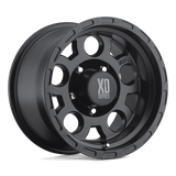 XD122 17X9 6X5.5 MATTE BLACK -6MM KIT