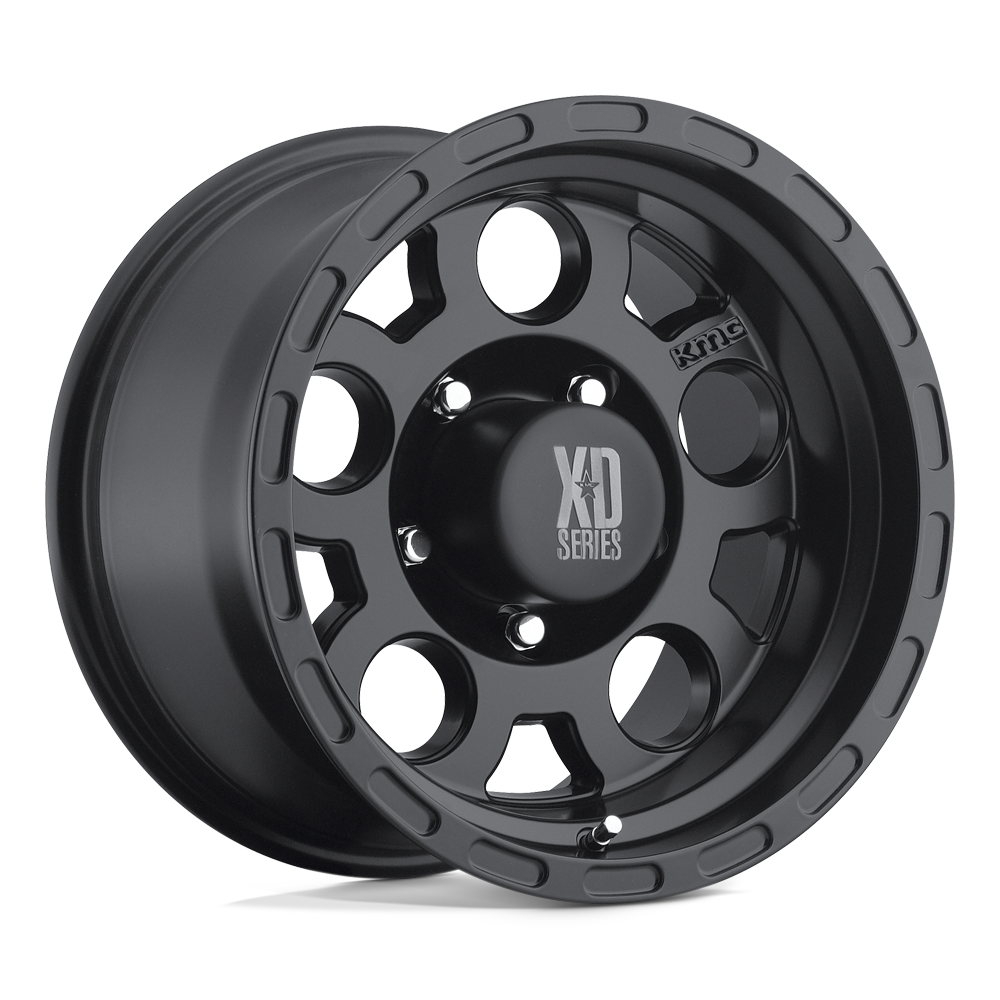 XD122 17X9 6X5.5 MATTE BLACK -6MM KIT