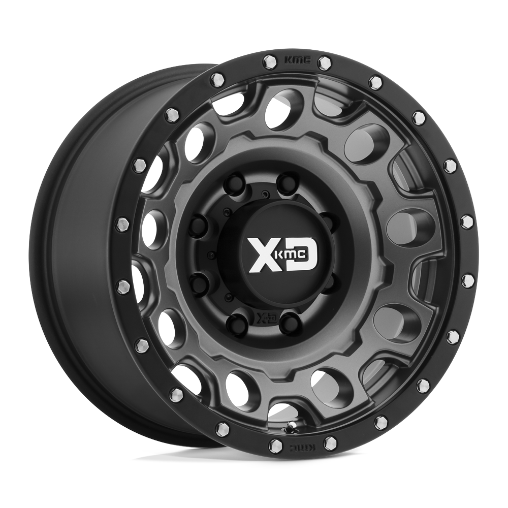 XD129 18X9 6X5.5 M-GRY BLK-RING +18MM