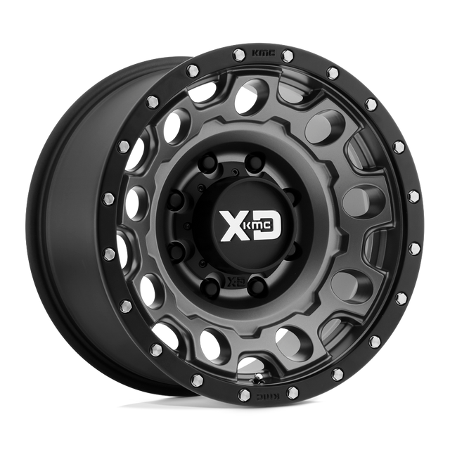 XD129 18X9 6X5.5 M-GRY BLK-RING +18MM