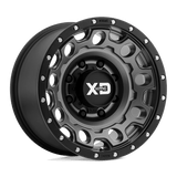 XD129 18X9 6X5.5 M-GRY BLK-RING +18MM
