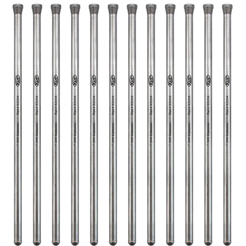 XDP 3/8 Inch Street Performance Pushrods 98.5-18 Dodge 5.9L/6.7L Cummins XD204