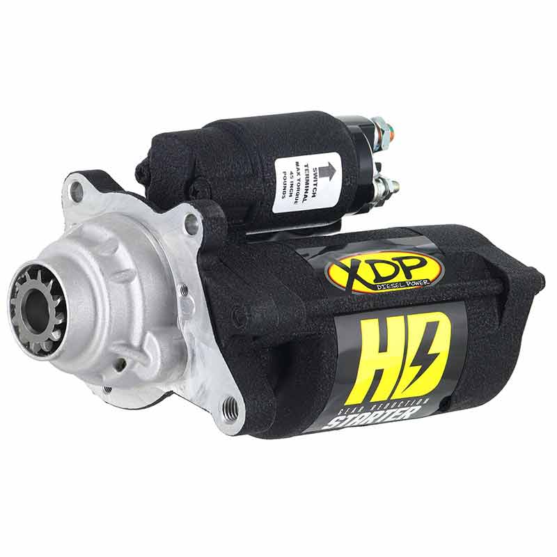 XDP Gear Reduction Starter 08-10 Ford 6.4L Powerstroke Wrinkle Black XD256