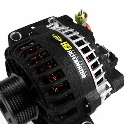 XDP Wrinkle Black HD High Output Alternator 2003-2005 Ford 6.0L Powerstroke XD348