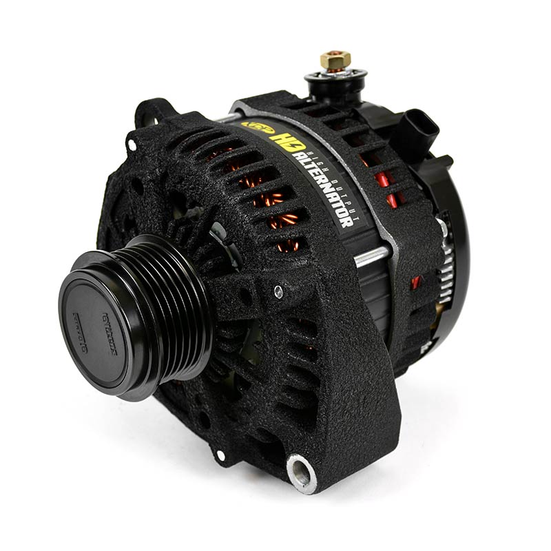 XDP Wrinkle Black HD High Output Alternator 2011-2019 GM 6.6L Duramax XD350