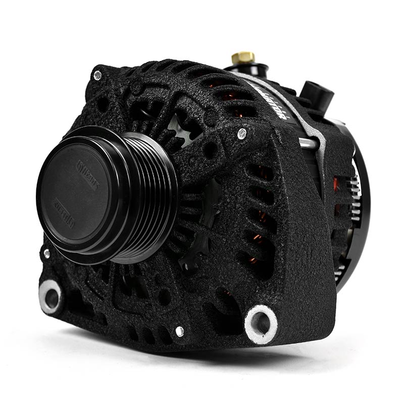 XDP Wrinkle Black HD High Output Alternator 2011-2019 GM 6.6L Duramax XD350