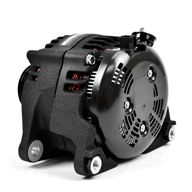 XDP Wrinkle Black HD High Output Alternator 2007.5-2018 Dodge 6.7L Cummins XD354