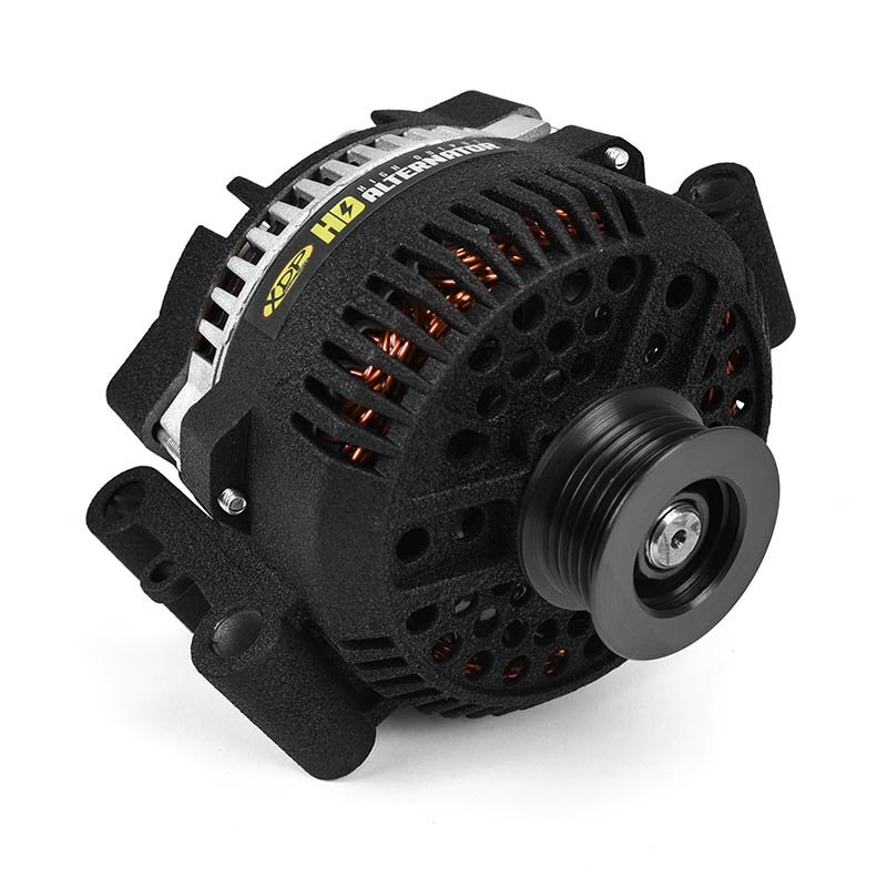 XDP Wrinkle Black HD High Output Alternator 1994-1997 Ford 7.3L Powerstroke XD357