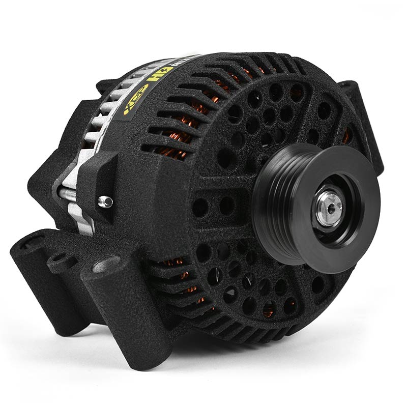 XDP Wrinkle Black HD High Output Alternator 1994-1997 Ford 7.3L Powerstroke XD357