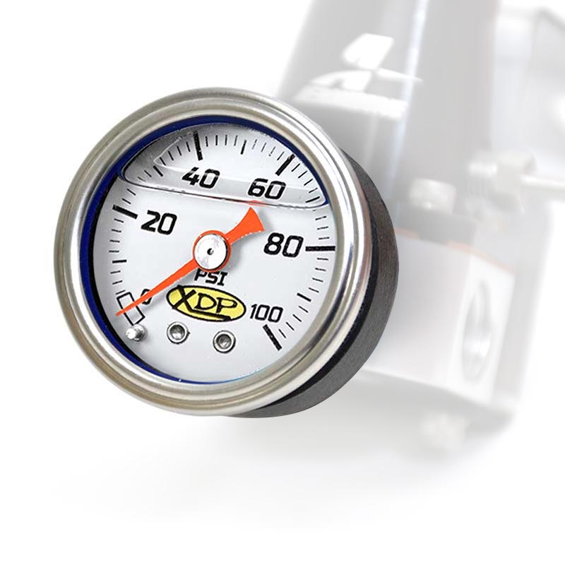 XDP 1-1/2" Mechanical Pressure Gauge XD414 Universal - 0-100 PSI (Fuel, Air & Oil)