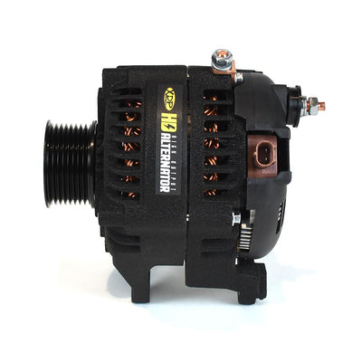 XDP Wrinkle Black HD High Output Alternator XD512 For 2003-2007 Dodge 5.9L Cummins