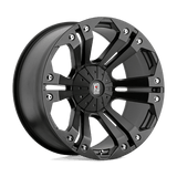 XD778 MONSTER 18X9 5X5/5.5 M-BLK -12MM
