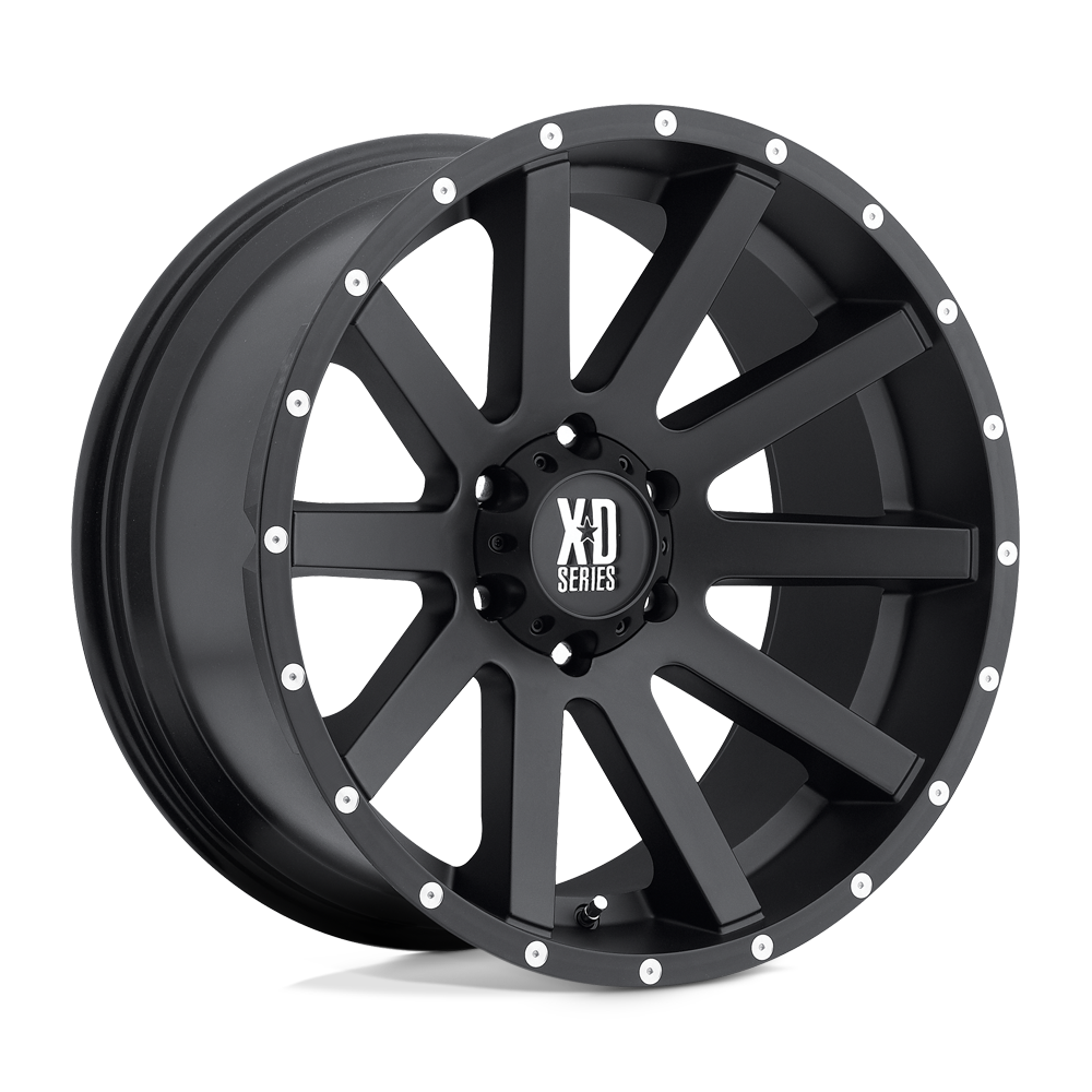 XD818 20X10 6X135 SATIN BLACK -24MM