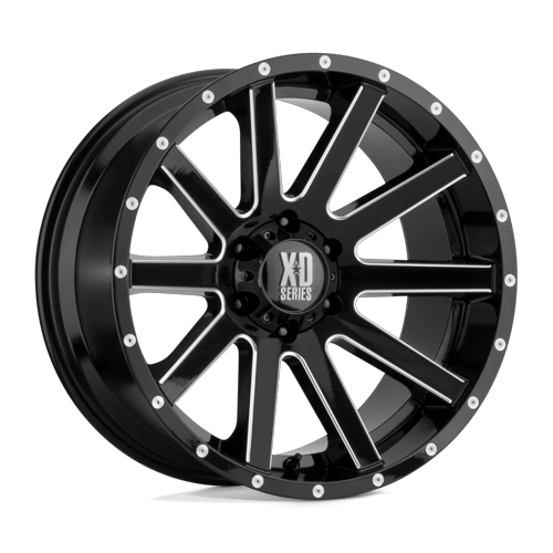 XD818 20X10 6X5.5 S-BLK MILLED -24MM
