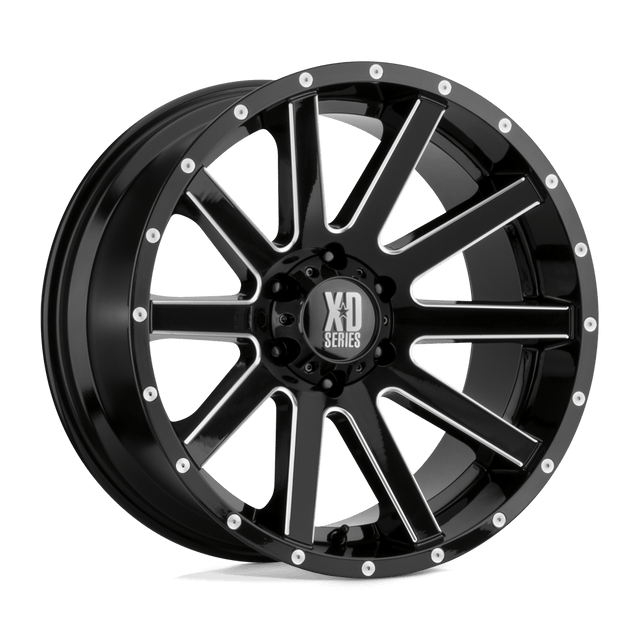 XD818 17X9 6X4.5 S-BLK MILLED 30MM