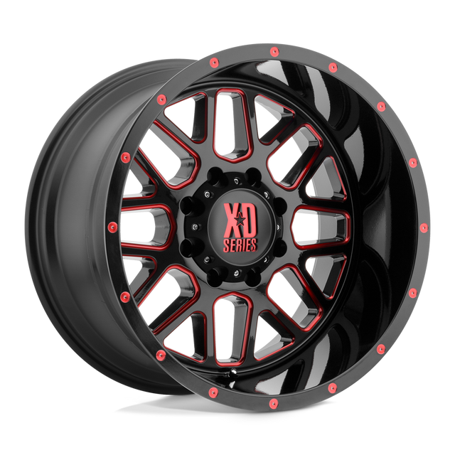 XD820 22X9 8X6.5 S-BLK MILL RTCC 0MM