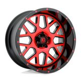 XD820 17X8.5 6X5.5 S-BLK MACH RTCC 00MM