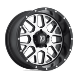 XD820 20X10 6X135 87.1 S-BLK MACH -24