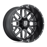 XD820 20X9 6X4.5 S-BLK MILL 18MM