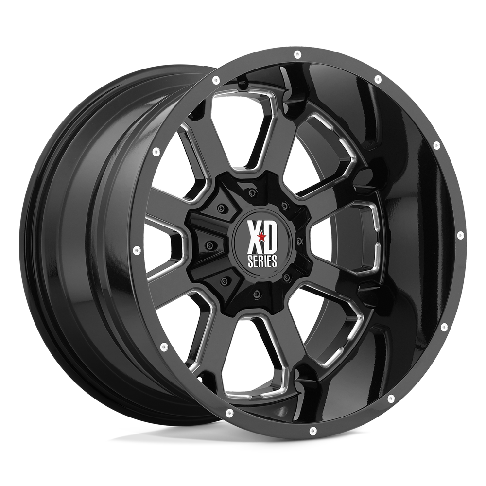 XD825 20X9 6X135/5.5  MILL 0M RED CLR