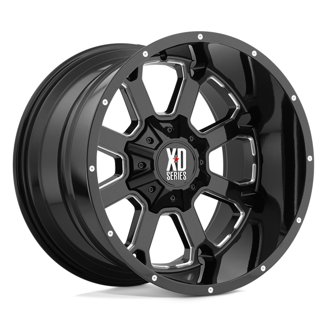 XD825 20X9 6X135/5.5 G-BLK MILL 00MM