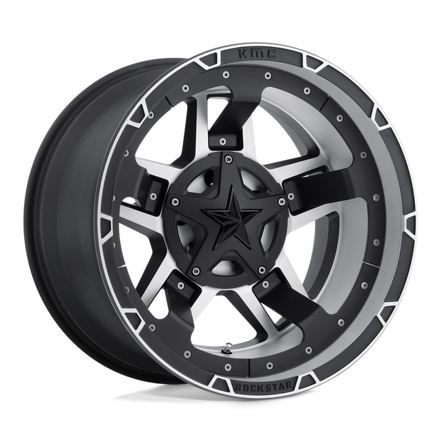 XD827 22X10 8X6.5 M-BLK MACH -18MM