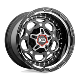XD837 20X12 6X135/5.5 G-BLK MILL -44MM