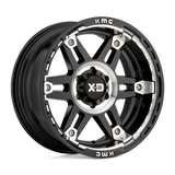 XD840 17X9 6X5.5 G-BLK MACH -12MM