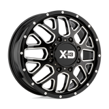 XD843 DRW 20X8.25 8X210 +127 GBLK-MIL DF