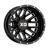 XD843 DRW 17X6.5 8X210 -155 GBLK-MILL DR