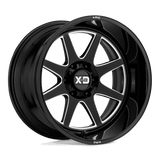 XD844 20X10 6X135 G-BLK MILL -18MM