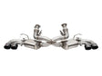 CORSA 21100BLK 3in valved cat-back exhaust with 4.5in black quad tips for 2020-2025 Corvette C8