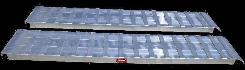 Gen-Y Extreme-Duty 6ft Aluminum Loading Ramps 15in x 72in 5K Capacity ...