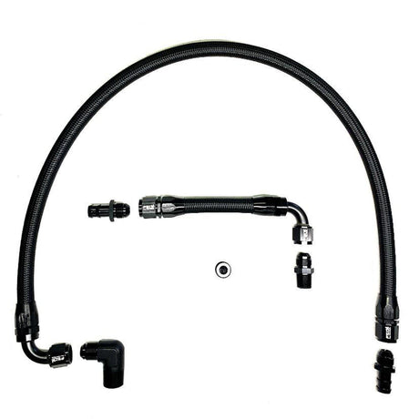 FSD 1998.5-2002 Dodge Cummins Heater Hose Kit Black Braided-fsd-Full Send Diesel